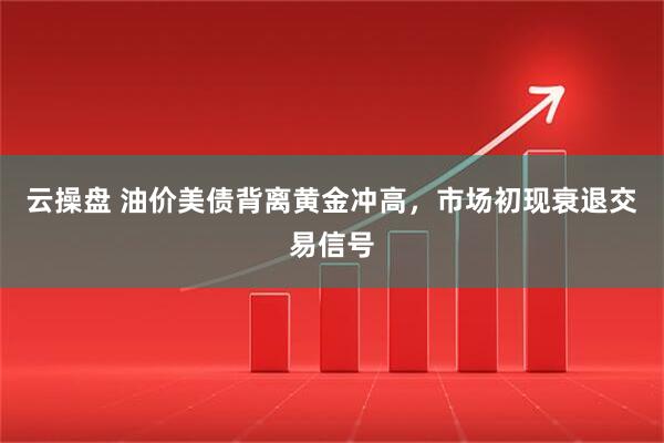 云操盘 油价美债背离黄金冲高,市场初现衰退交易信号