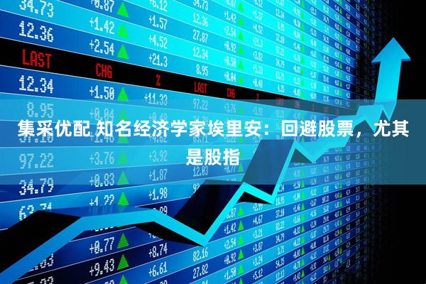 集采优配 知名经济学家埃里安：回避股票，尤其是股指