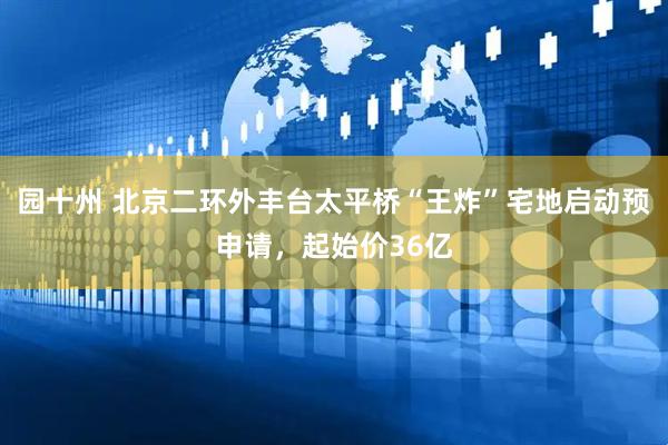 园十州 北京二环外丰台太平桥“王炸”宅地启动预申请，起始价36亿