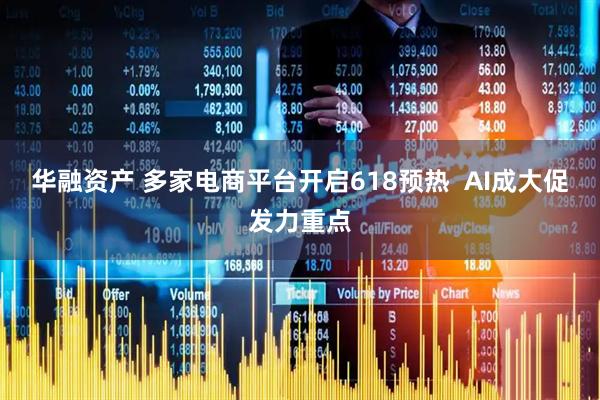 华融资产 多家电商平台开启618预热  AI成大促发力重点